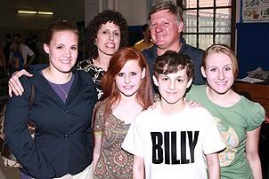 Billy Elliot Meet and Greet - Trent Kowalik with family