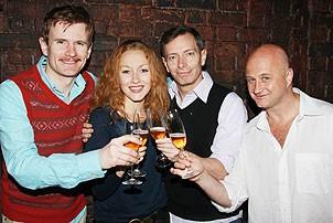 39 Steps Moves to the Cort - Charles Edwards - Jennifer Ferrin - Arnie Burton - Cliff Saunders