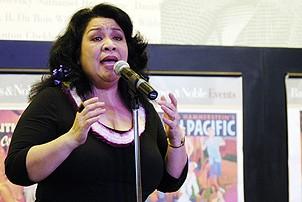 South Pacific CD Signing - Loretta Ables Sayre (singing)