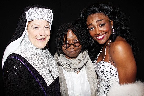 Sister Act Opening Night –  Victoria Clark – Whoopi Goldberg – Patina Miller 