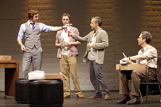 Show Photos - The Normal Heart - Lee Pace - Jim Parsons - Joe Mantello - Patrick Breen