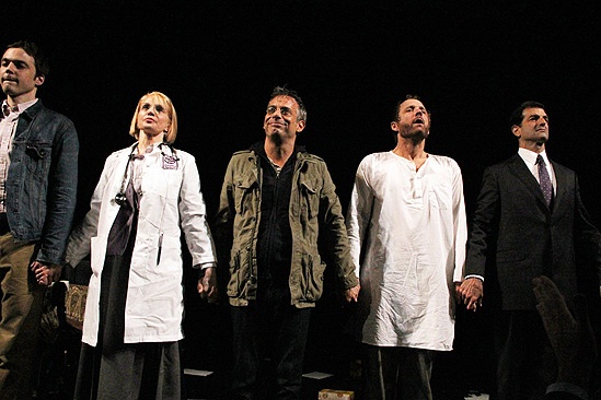 The Normal Heart Opening Night – Ellen Barkin – Joe Mantello – John Benjamin Hickey – Mark Harelik 