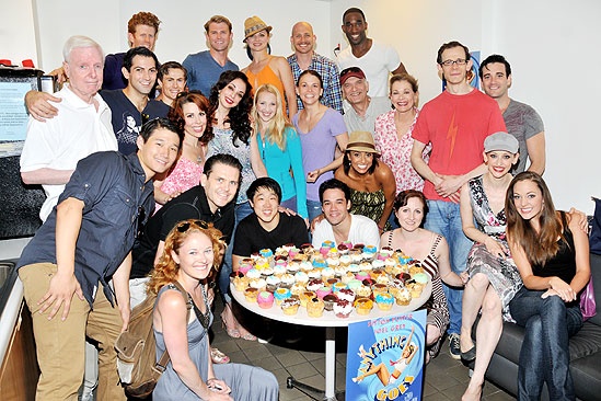<i>Anything Goes</i> 100th Show – the company of <i>Anything Goes</i> 
