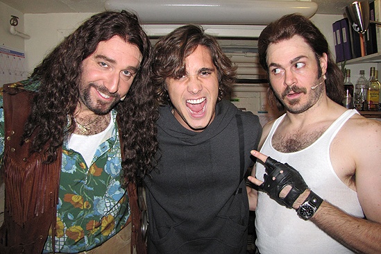 Diego Boneta at <i>Rock of Ages</i> - Adam Dannheiser – Diego Boneta – Mitch Jarvis