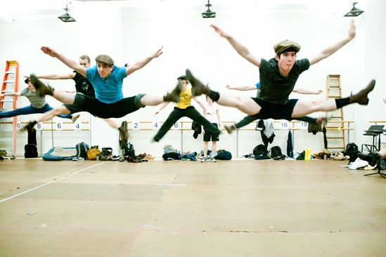 Newsies- ensemble, Andy Richardson and Jess LeProtto