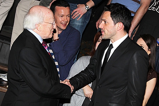 Irish President Visits Once –  Michael D. Higgins – Steve Kazee