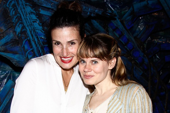 Menzel Diggs at Starcatcher – Idina Menzel - Celia Keenan-Bolger