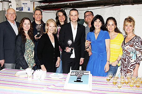Clybourne Tony Award toast – Bruce Norris – Daryl Roth – Pam MacKinnon – Jordan Roth 