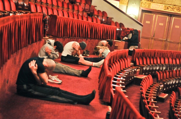 Starcatcher-Backstage-Cast Yoga
