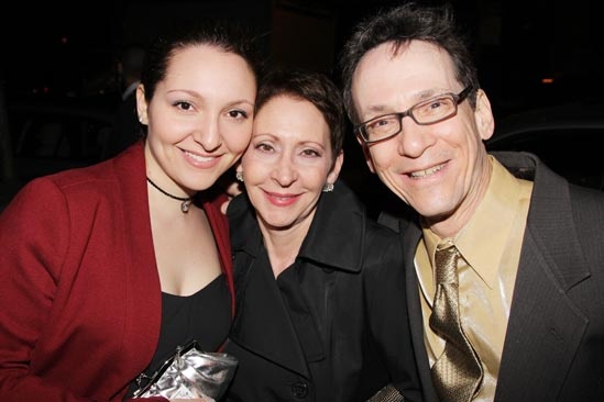 Pippin – Opening Night – daughter Louisa – wife - Larry Hochman