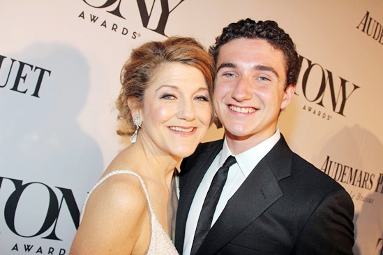 Tony Red Carpet- Victoria Clark- Thomas Luke