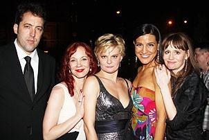2008 Tony Awards After Parties - August: Osage County - Ian Barford - Mariann Mayberry - Martha Plimpton - Kimberly Guerrero - Sally Murphy