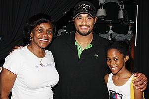 Johan Santana at Lion King - NicKayla Tucker - grandmother Phyllis - Johan Santana