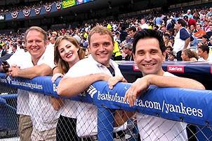 Jersey Boys at Yankee Stadium - Joe Payne - Heather Ferguson - Adam Ben-David - Travis Cloer 