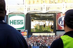 Jersey Boys at Yankee Stadium - Jumbotron