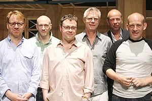 Billy Elliot cast meet and greet - Ian MacNeil - Peter Darling - Lee Hall - Stephen Daldry - Eric Fellner - Jon Finn