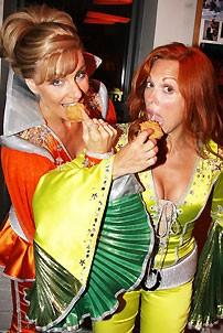 Mamma Mia Surpases Hello Dolly - Carolee Carmello - Judy McLane (eating)