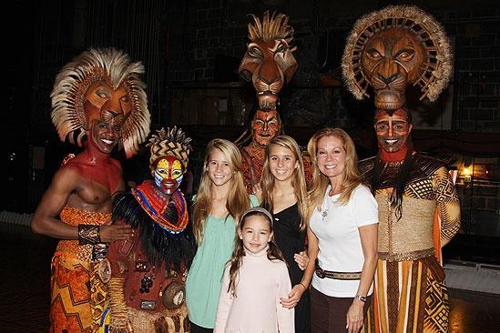 Kathie Lee Gifford and Phil Collins at the Lion King – Kathie Lee Gifford – Family Kids – Dashaun Young – Derek Smith – Nathaniel Stampley