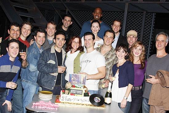 Jersey Boys 3rd Year Celebration – Company