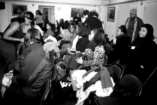 Dreamgirls Audition at the Apollo – holding room