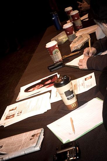 Dreamgirls Audition at the Apollo – table