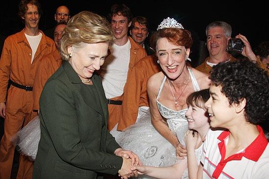 Hillary Clinton at Billy Elliot – Haydn Gwynne – Erin Whyland – David Alvarez