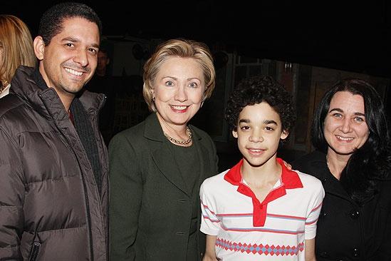 Hillary Clinton at Billy Elliot – Hillary Clinton - David Alvarez – family