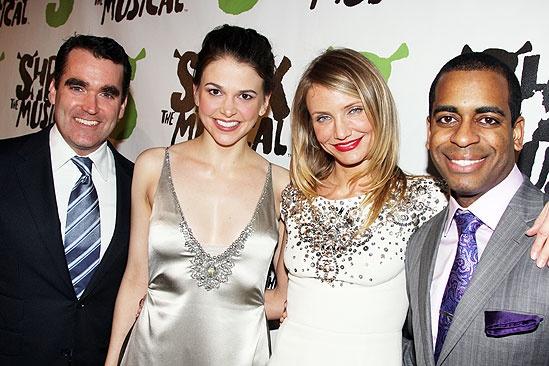 Shrek the Musical Opening Night – Sutton Foster – Cameron Diaz – Brian d’Arcy James – Daniel Breaker