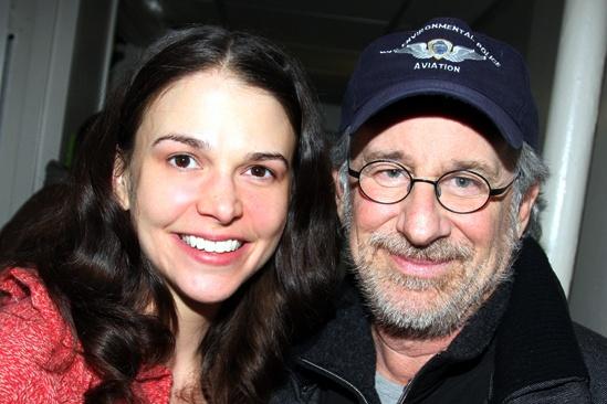 Steven Spielberg and Hugh Jackman Go Green at Shrek the Musical – Steven Spielberg – Sutton Foster