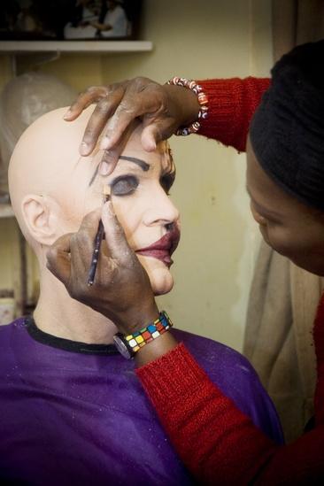 Howard McGillin Phantom transformation – more makeup