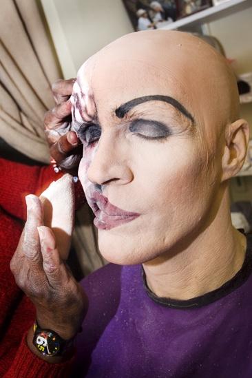 Howard McGillin Phantom transformation – more makeup2