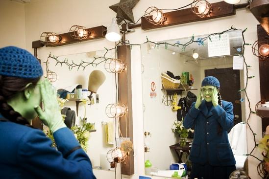 Nicole Parker Backstage at Wicked – dressing4