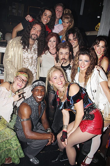 Tiffany at <i>Rock of Ages</i> - Tiffany and <i>Rock of Ages</i> cast