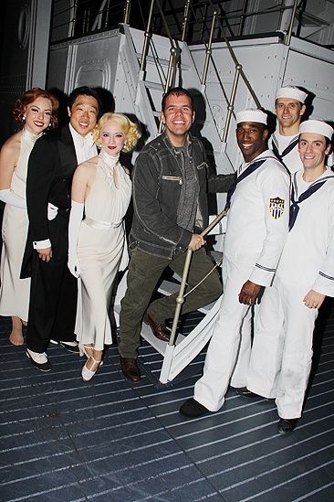 Perez Hilton at <i>Anything Goes</i> - Kimberly Fauré – Raymond J. Lee – Joyce Chittick  - Perez Hilton – Anthony Wayne – Adam Perry – Clyde Alves 