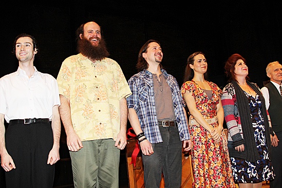 Once opening night – Will Connolly – Paul Whitty – J. Michael Zygo – Erikka Walsh – Anne L. Nathan – David Patrick Kelly 