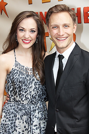 Peter and the Starcatcher Opening Night – Laura Osnes – Nathan Johnson