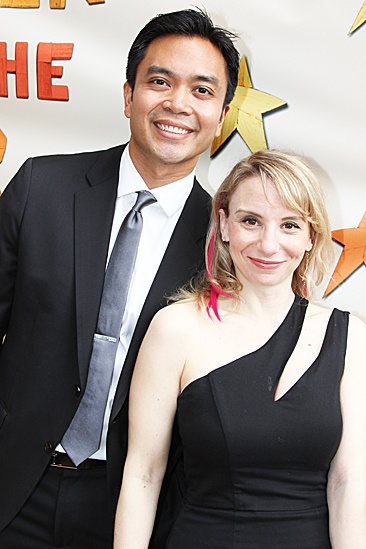 Peter and the Starcatcher Opening Night – Jose Llana – Sarah Saltzberg 