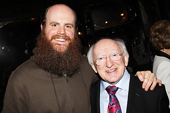 Irish President Visits Once –  Paul Whitty – Michael D. Higgins 