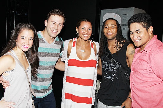 Vanessa Williams Visits Bring It On – Lauren Whitt – Dahlston Delgado - Vanessa Williams – Antwan Bethea – Michael Naone-Carter