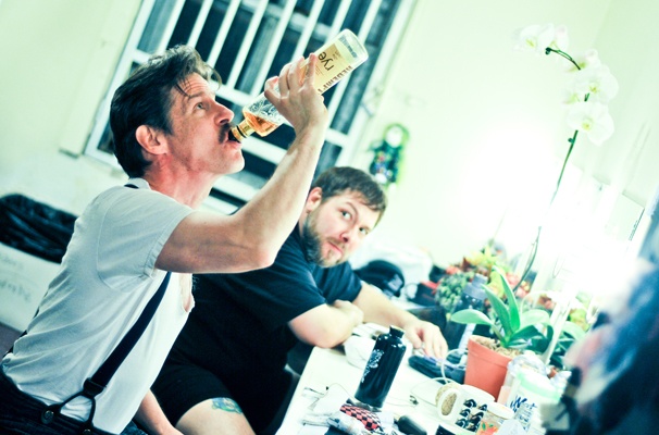 Starcatcher-Backstage-Rick Holmes-Evan Harrington