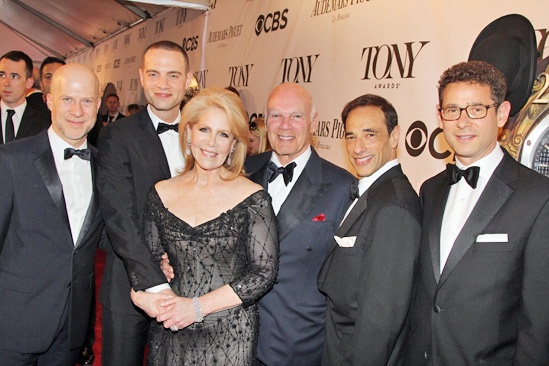 Tony Red Carpet- Richie Jackson- Jordan Roth- Steve Roth- Daryl Roth- Hal Luftig- Stewart Adelson