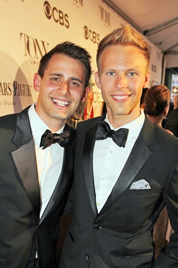   Tony Red Carpet- Benj Pasek- Justin Paul