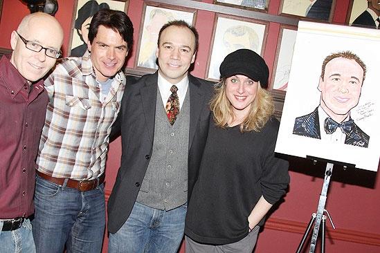 Danny Burstein Honored at Sardi’s – Danny Burstein – Troy Britton Johnson – Greg Morrison – Lisa Lambert