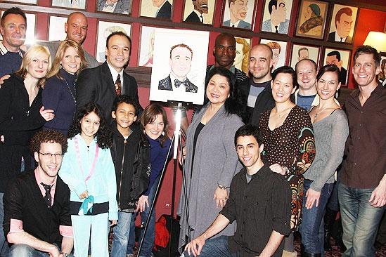 Danny Burstein Honored at Sardi’s – Group Shot