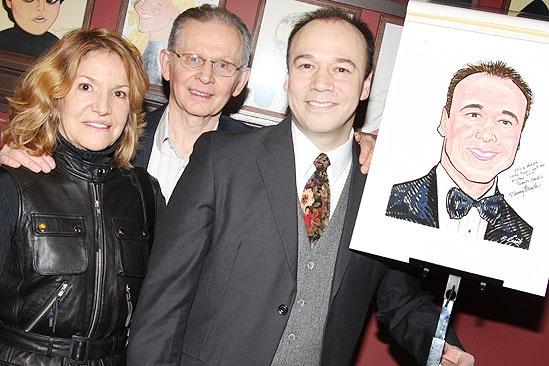 Danny Burstein Honored at Sardi’s – Danny Burstein – Virginia Burstein – Harvey Burstein