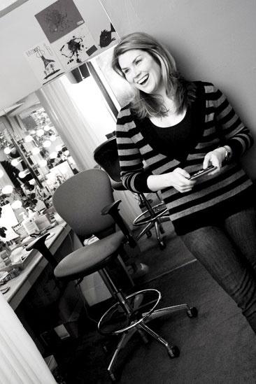 Heidi Blickenstaff backstage at The Little Mermaid – herself