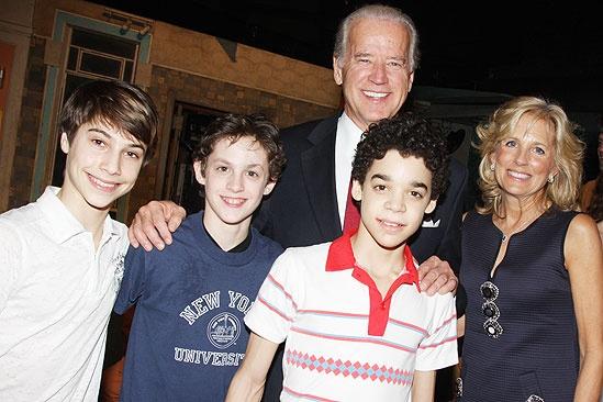 Joe Biden at Billy Elliot – Kiril Kulish – Trent Kowalik – David Alvarez – Joe Biden – Jill Biden
