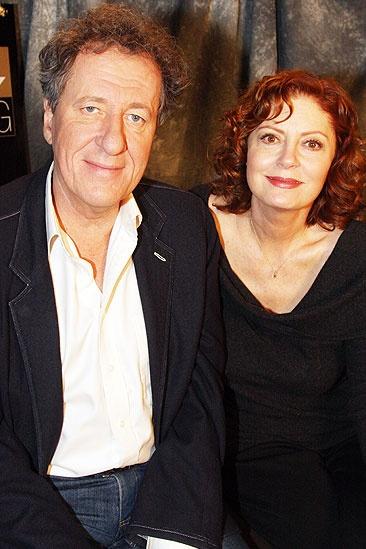 Exit the King Meet and Greet – Geoffrey Rush – Susan Sarandon