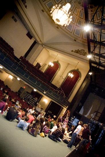 Hair rehearsal – group listening