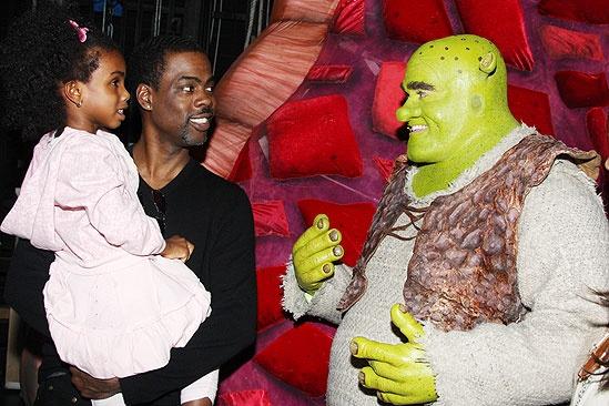 Chris Rock and Family at Shrek the Musical – Chris Rock – Zahra Savannah – Brian d’Arcy James
